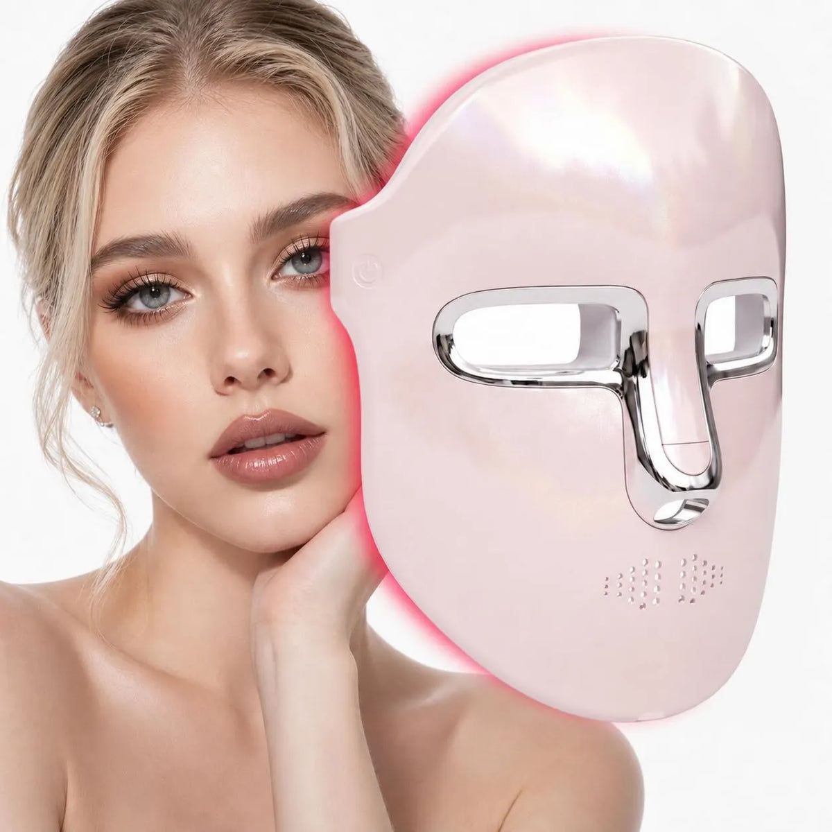 LED Light Therapy Device, Red Light Therapy, LED Facial Mask for Anti-Fine Line