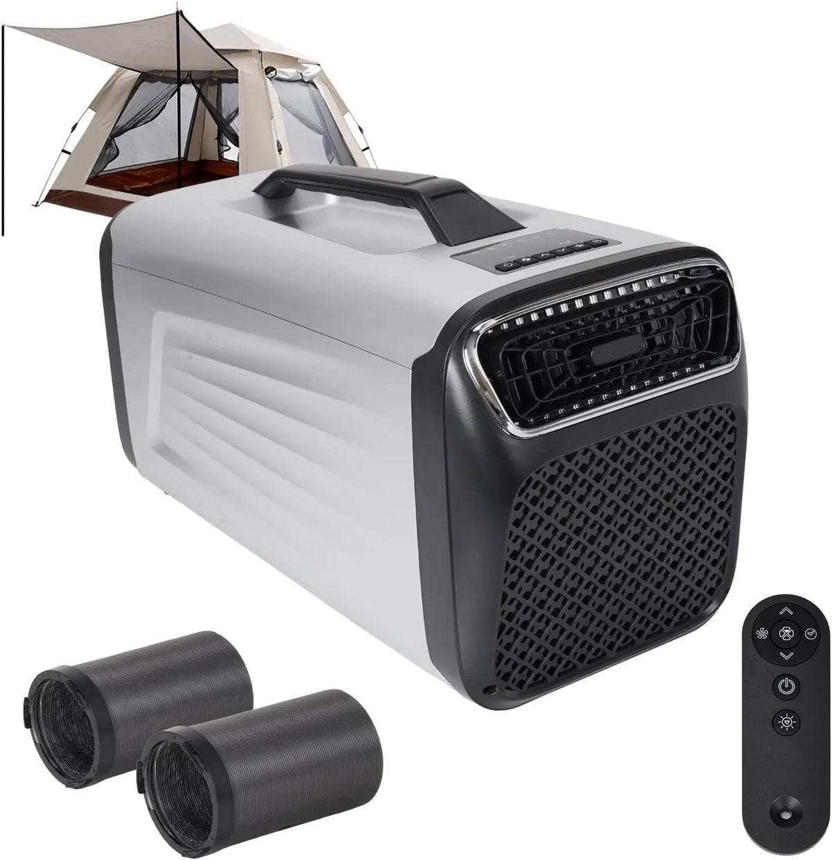 Air Conditioner, Compact Portable Design, 5200 BTU, Spot Cooling Camping AC for Tent, Small Warehouses and Pet Houses
