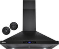 Range Hood Convertible Kitchen Wall Mount, 30 in, Stainless Steel, Wall-Mountable, AKDY